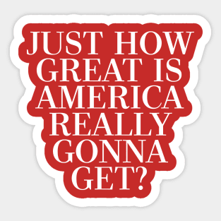 Great Again? Sticker